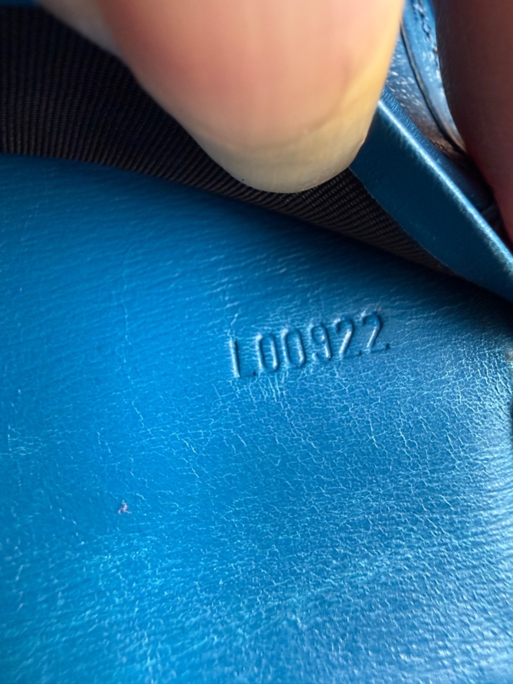 Louis Vuitton Epi Blue Long Wallet Vintage Leather Continental LV - Picture 12 of 12